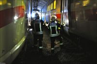 24.03.2011 Person unter Zug Schnellfahrstecke Mannheim Stuttgart_8